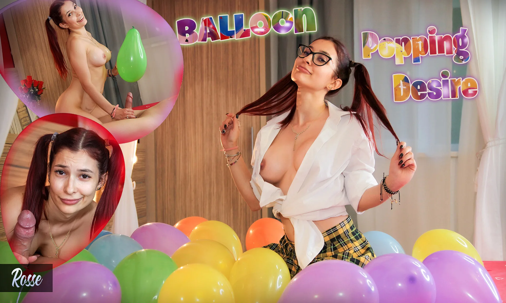 Balloon Popping Desire - Rosse featuring Rosse - VRPorn