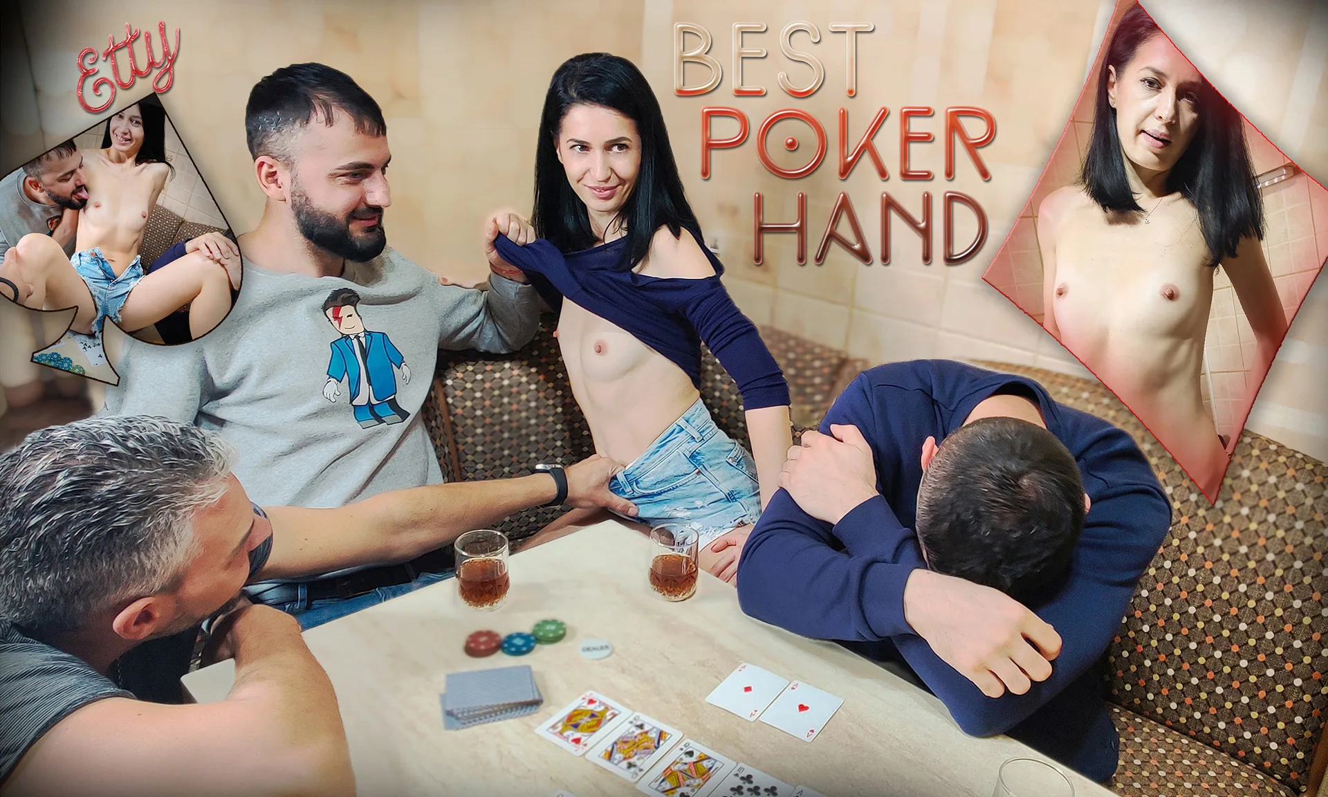 Best Poker Hand featuring Etty - VRPorn